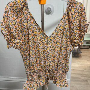 Floral Blouse Sienna Sky